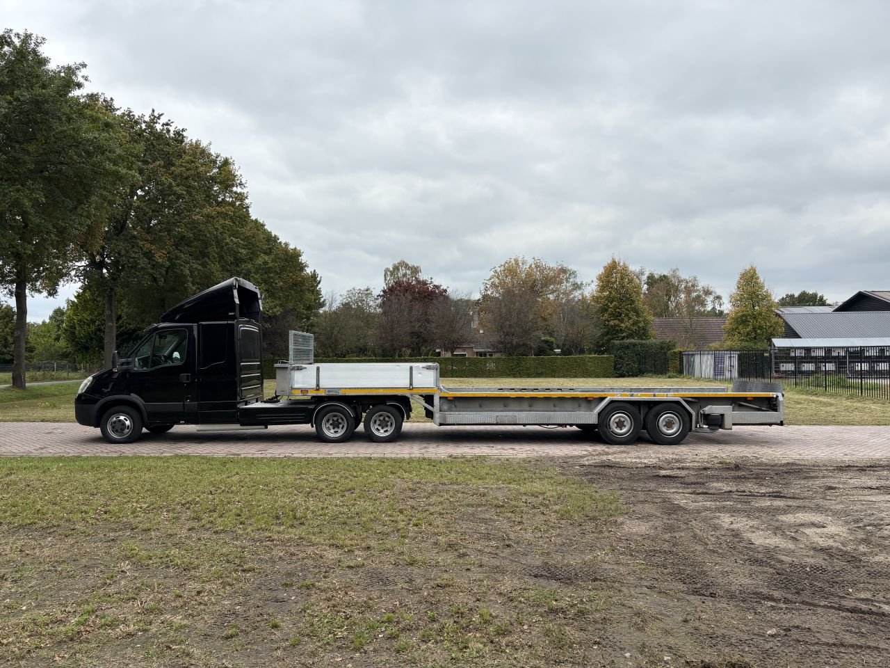 PKW-Anhänger Türe ait Sonstige be trekker Iveco Daily 50C17 - semi kuip met knikvloer, Gebrauchtmaschine içinde Putten (resim 4)