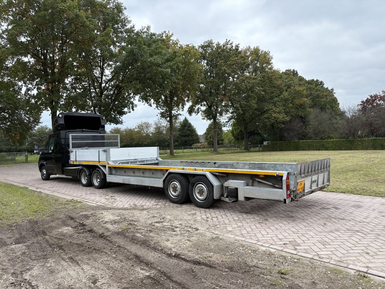 PKW-Anhänger Türe ait Sonstige be trekker Iveco Daily 50C17 - semi kuip met knikvloer, Gebrauchtmaschine içinde Putten (resim 5)