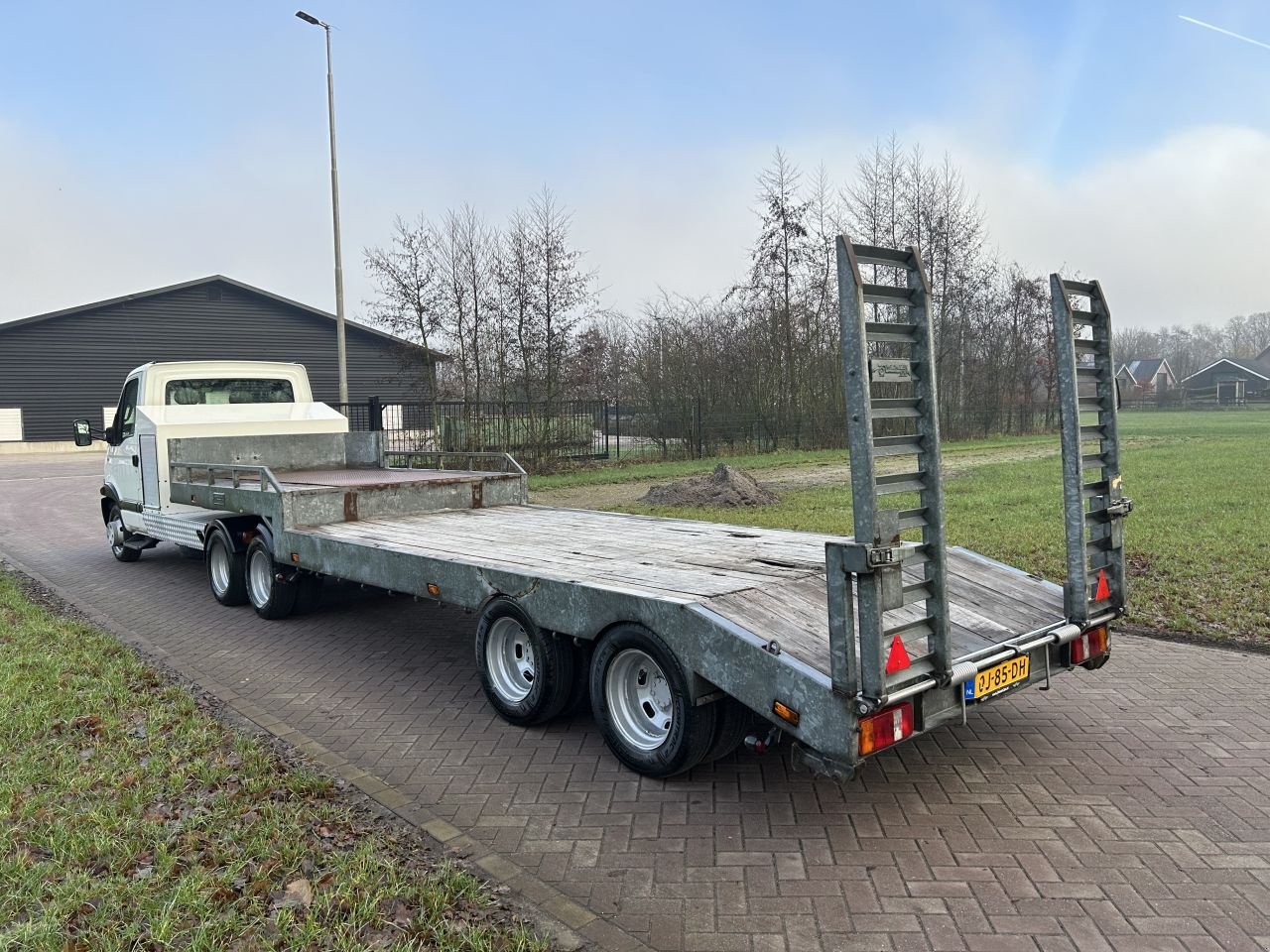 PKW-Anhänger des Typs Sonstige be trekker Renault 160-35 jeep oplegger Veldhuizen 9320 kg, Gebrauchtmaschine in Putten (Bild 8)