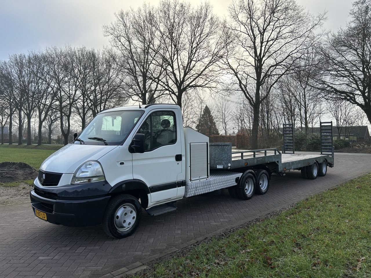 PKW-Anhänger des Typs Sonstige be trekker Renault 160-35 jeep oplegger Veldhuizen 9320 kg, Gebrauchtmaschine in Putten (Bild 5)