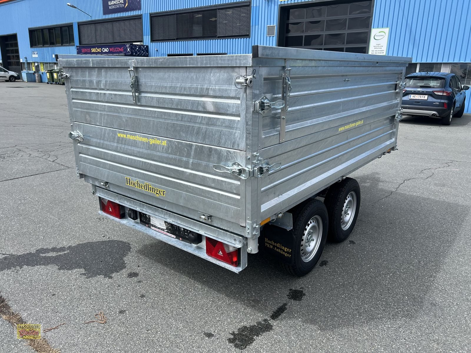 PKW-Anhänger Türe ait Sonstige Hochedlinger-Rückwärtskipper TH-RK 27 25 16, Neumaschine içinde Kötschach (resim 12)