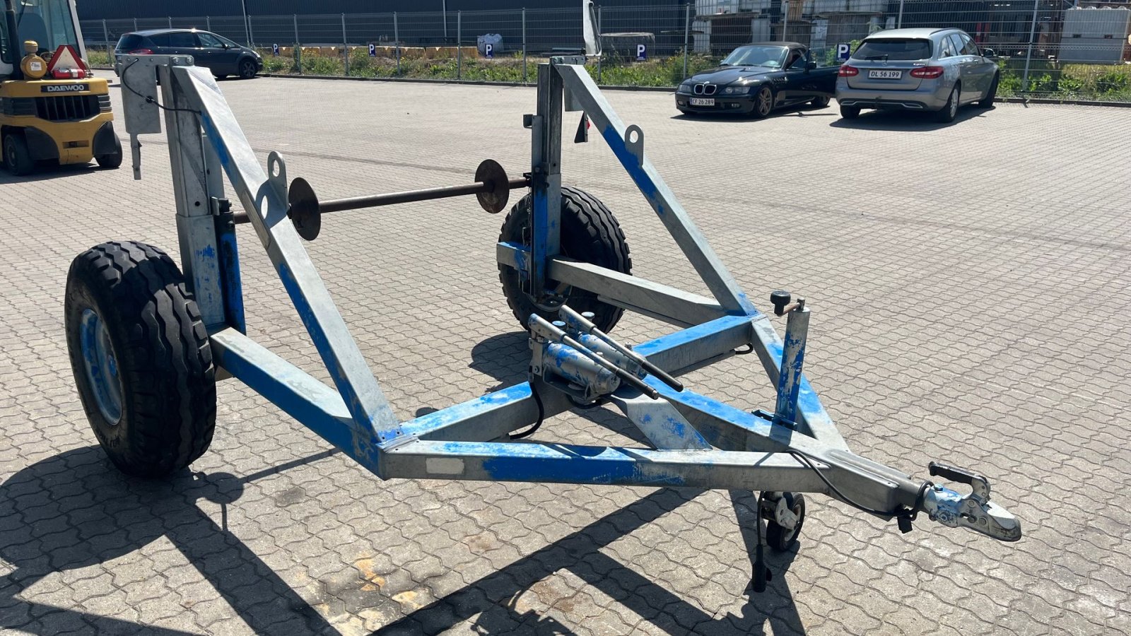 PKW-Anhänger Türe ait Sonstige Kabel trailer med hydraulisk løft., Gebrauchtmaschine içinde Rønnede (resim 3)