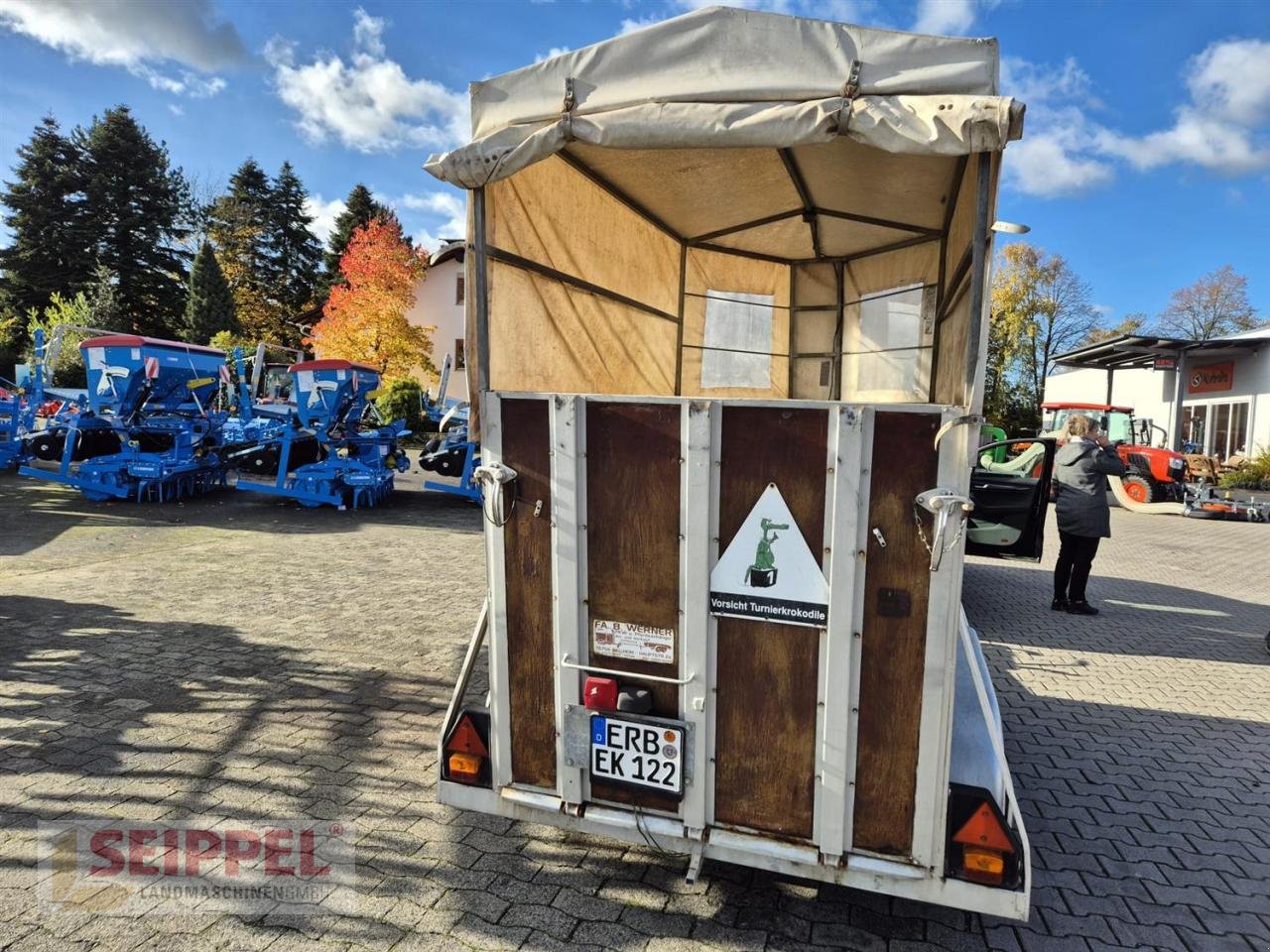 PKW-Anhänger Türe ait Sonstige Keine Angabe PFERDEANHÄNGER, Gebrauchtmaschine içinde Groß-Umstadt (resim 8)