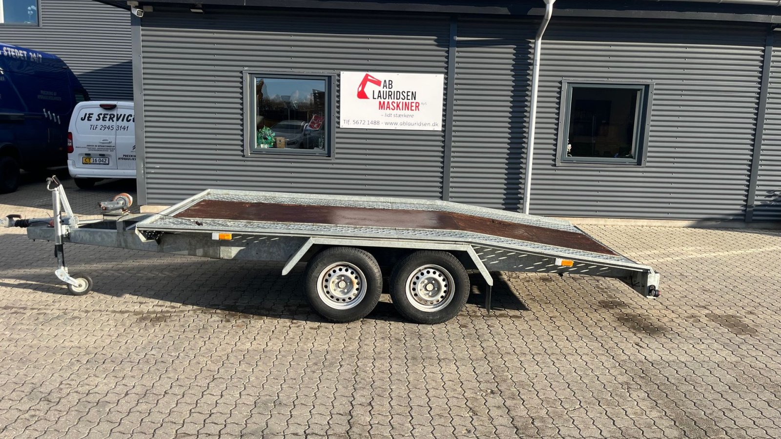 PKW-Anhänger typu Sonstige l3500 2700kg autotrailer, Gebrauchtmaschine w Rønnede (Zdjęcie 1)