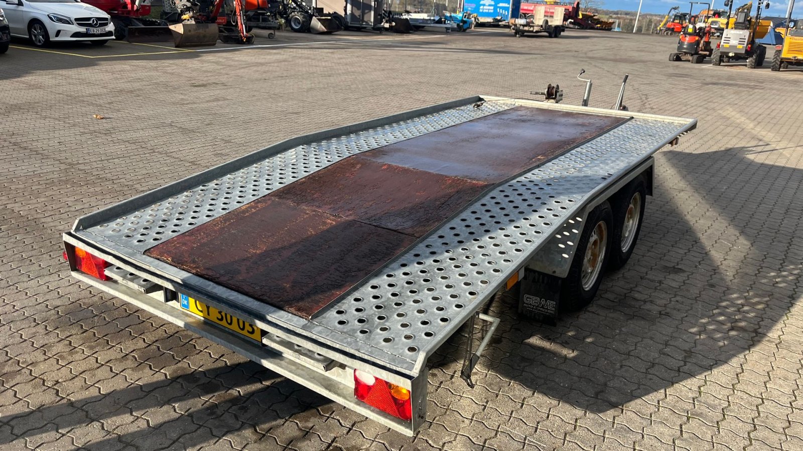 PKW-Anhänger typu Sonstige l3500 2700kg autotrailer, Gebrauchtmaschine w Rønnede (Zdjęcie 4)