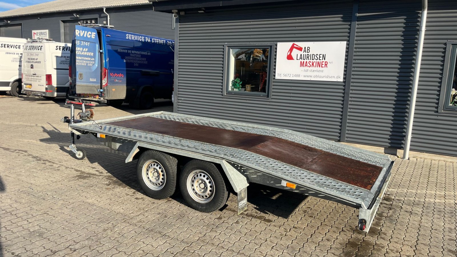 PKW-Anhänger typu Sonstige l3500 2700kg autotrailer, Gebrauchtmaschine w Rønnede (Zdjęcie 3)