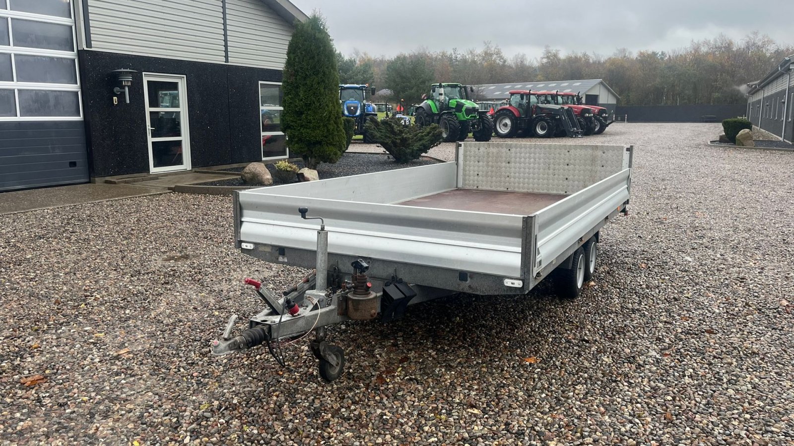 PKW-Anhänger a típus Sonstige Maskintrailer med vip og rampe med hydraulisk tip, Gebrauchtmaschine ekkor: Lintrup (Kép 3)