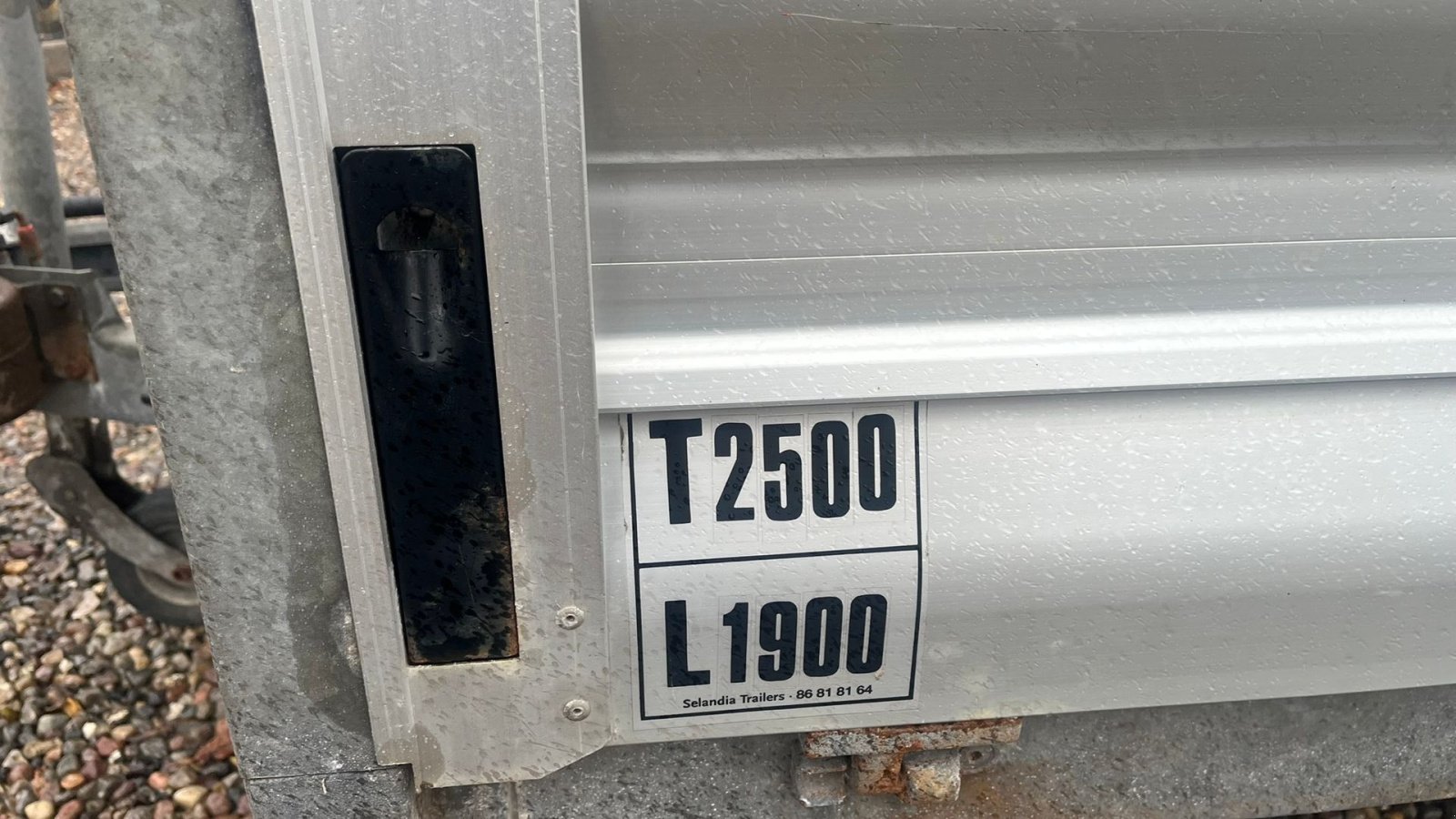 PKW-Anhänger a típus Sonstige Maskintrailer med vip og rampe med hydraulisk tip, Gebrauchtmaschine ekkor: Lintrup (Kép 5)