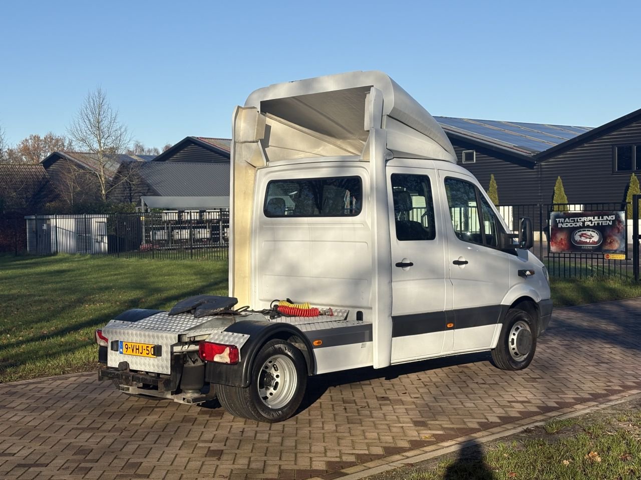PKW-Anhänger des Typs Sonstige Mercedes Sprinter 518 8.7 ton BE trekker met dubbele cabine, Gebrauchtmaschine in Putten (Bild 5)