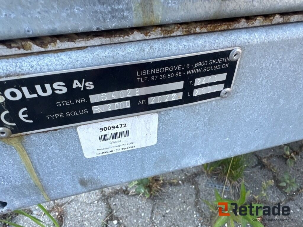 PKW-Anhänger Türe ait Sonstige Rv2000, Gebrauchtmaschine içinde Rødovre (resim 5)