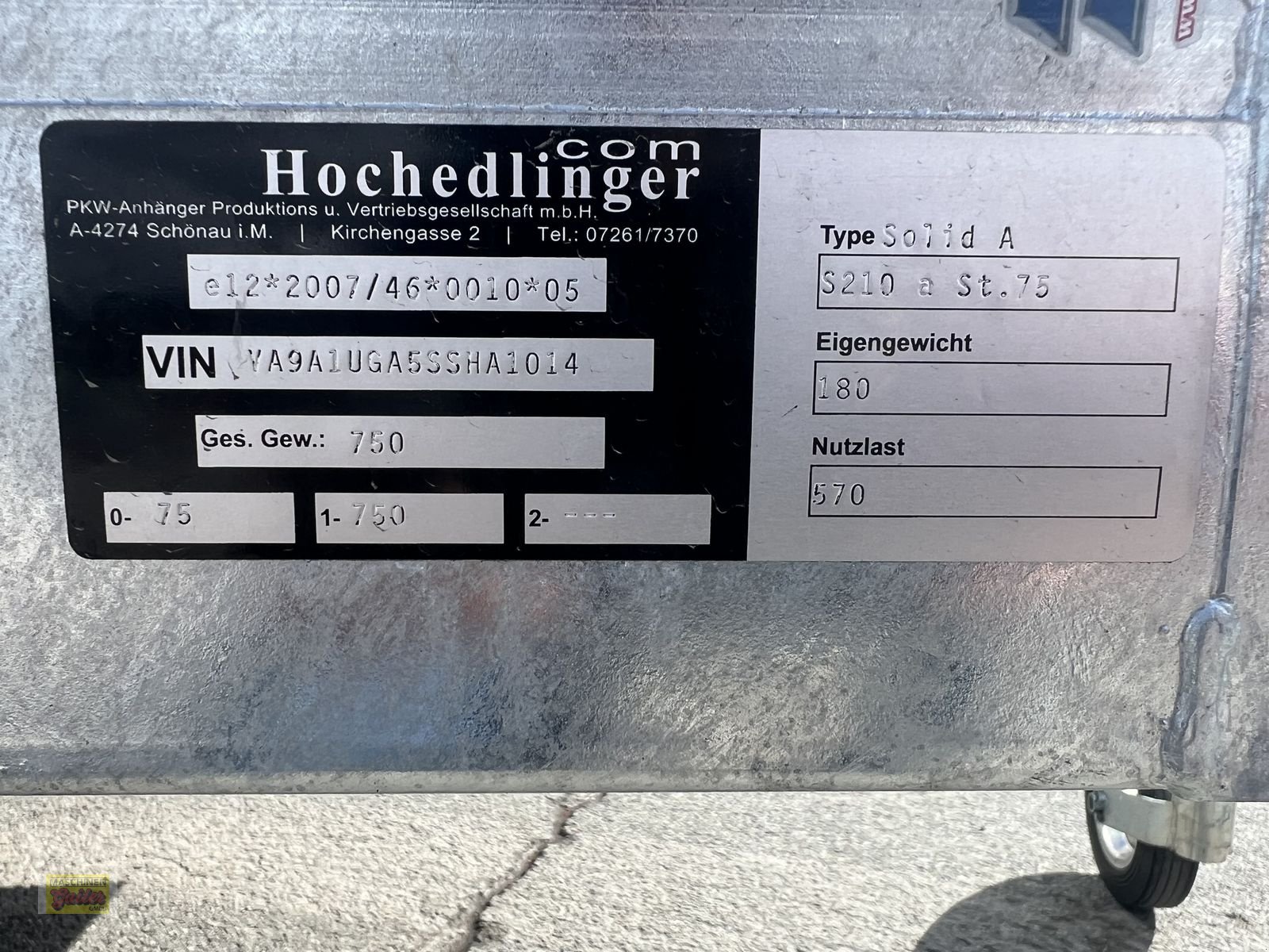 PKW-Anhänger typu Sonstige S 210 . 75 i Compact 1000 FP, 2030x1120mm, Neumaschine v Kötschach (Obrázek 9)