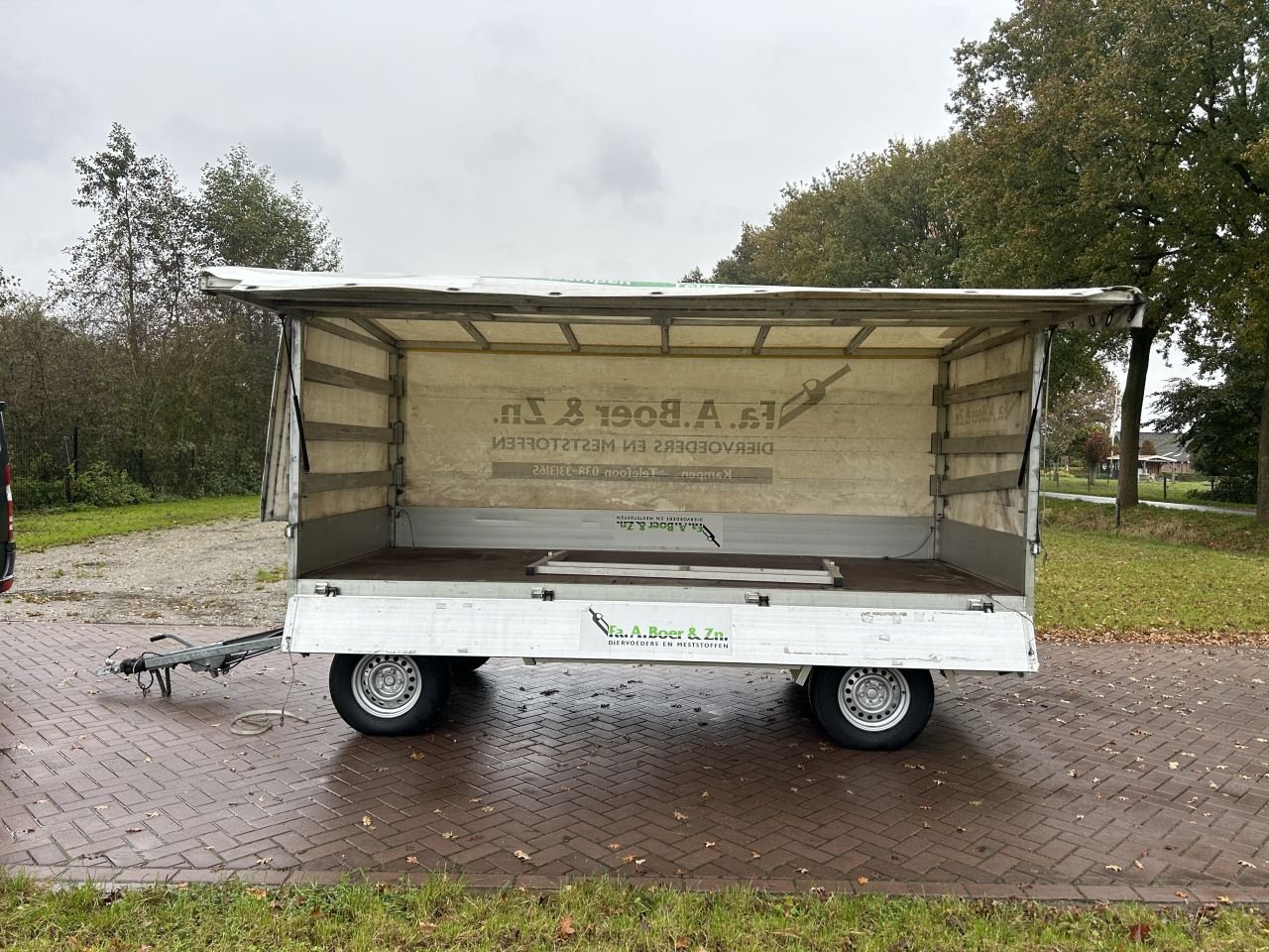 PKW-Anhänger typu Sonstige schamel aanhangwagen vlak huif 3500 kg alu Ultra-Lite, Gebrauchtmaschine v Putten (Obrázek 4)
