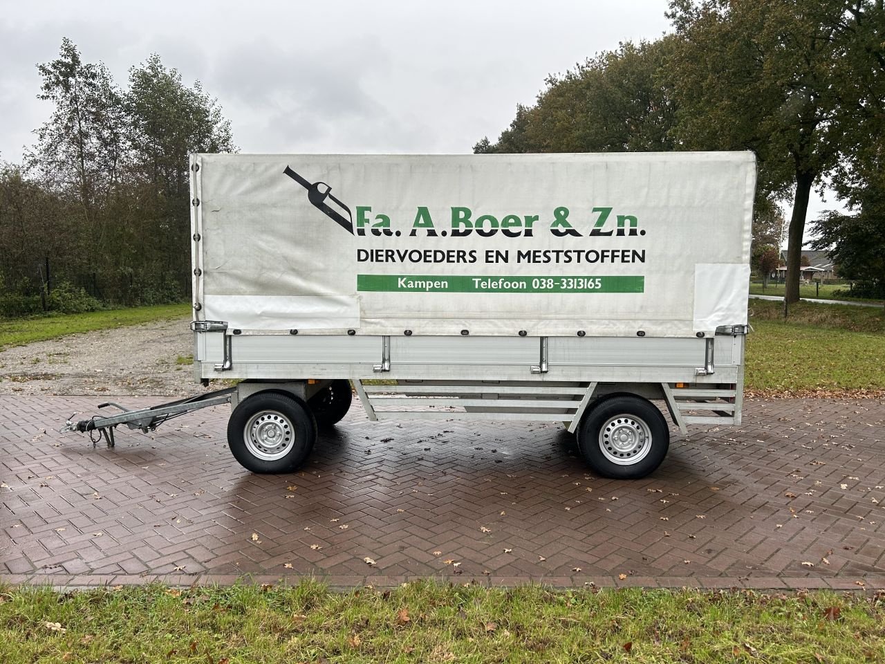 PKW-Anhänger typu Sonstige schamel aanhangwagen vlak huif 3500 kg alu Ultra-Lite, Gebrauchtmaschine v Putten (Obrázek 9)