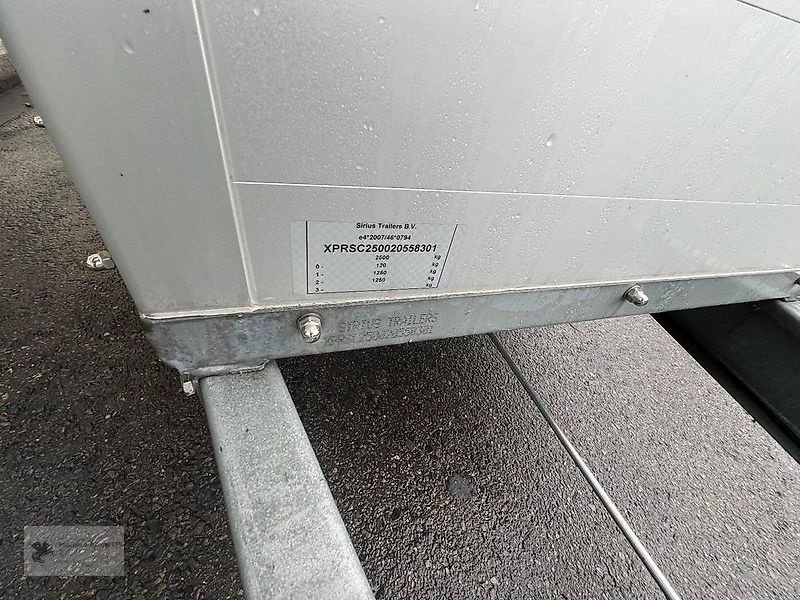PKW-Anhänger Türe ait Sonstige Sirius S.77 2 Pferdeanhänger Alu 1 Hand TOP, Gebrauchtmaschine içinde Gevelsberg (resim 10)