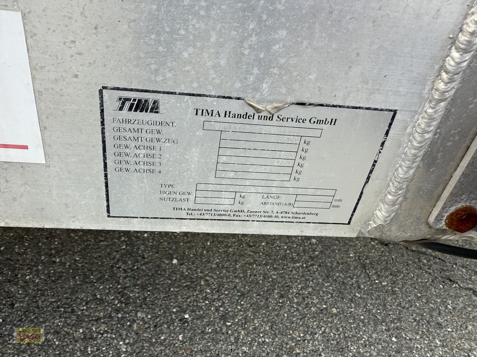 PKW-Anhänger des Typs Sonstige TIMA ALUANHÄNGER, Gebrauchtmaschine in Kötschach (Bild 12)
