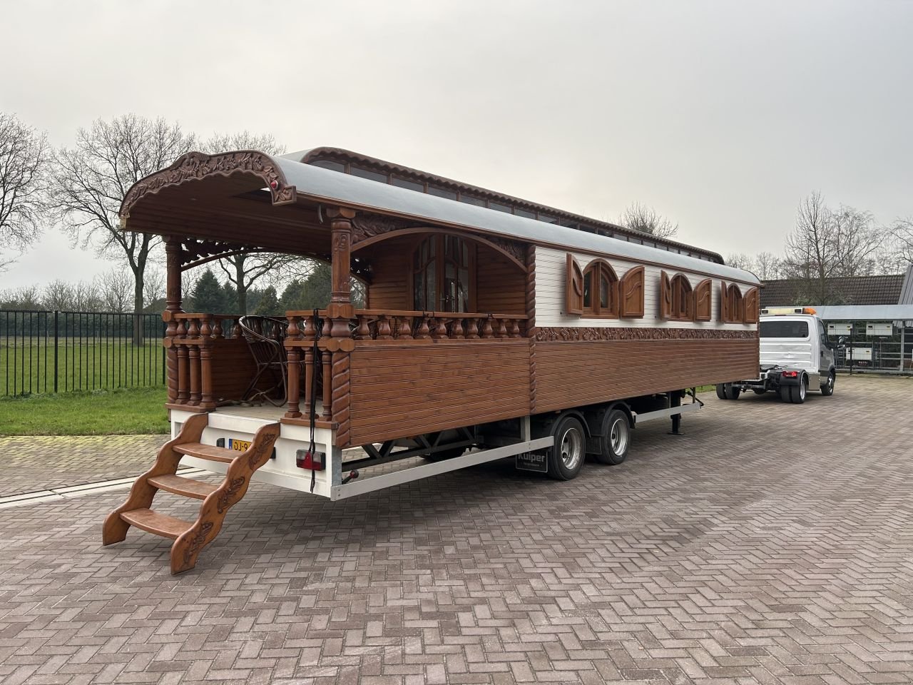 PKW-Anhänger Türe ait Sonstige tiny house be camper oplegger 8 ton KUIPER, Gebrauchtmaschine içinde Putten (resim 3)