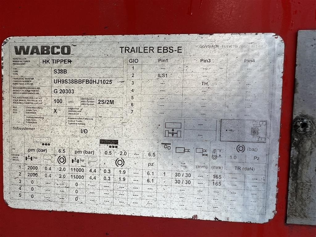 PKW-Anhänger tipa Sonstige Tiptrailer HK KIPPER, Gebrauchtmaschine u Nørager (Slika 9)