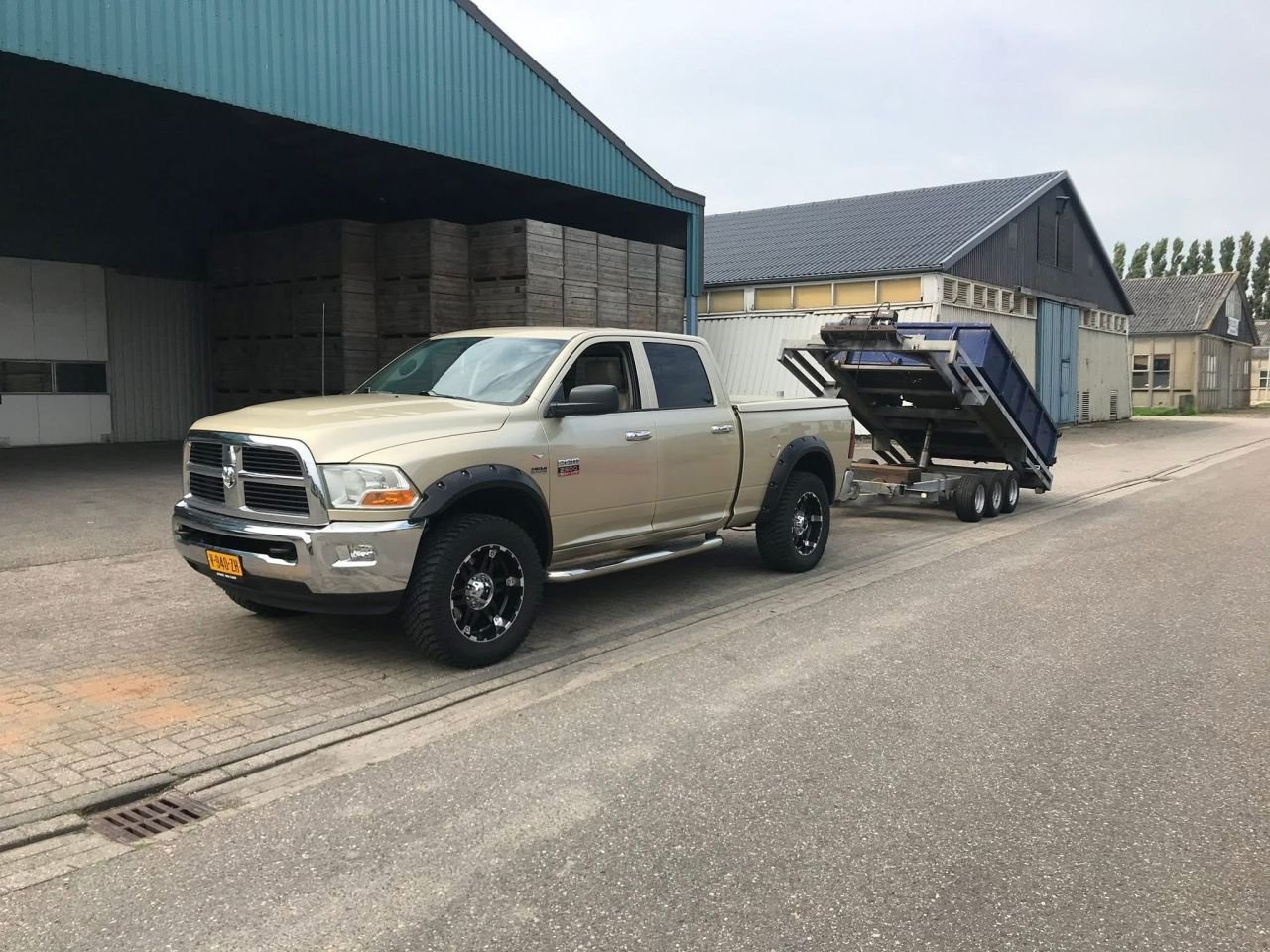 PKW-Anhänger Türe ait Sonstige Veldhuizen Twintrailer Tr 35-40, Gebrauchtmaschine içinde Dronten (resim 8)