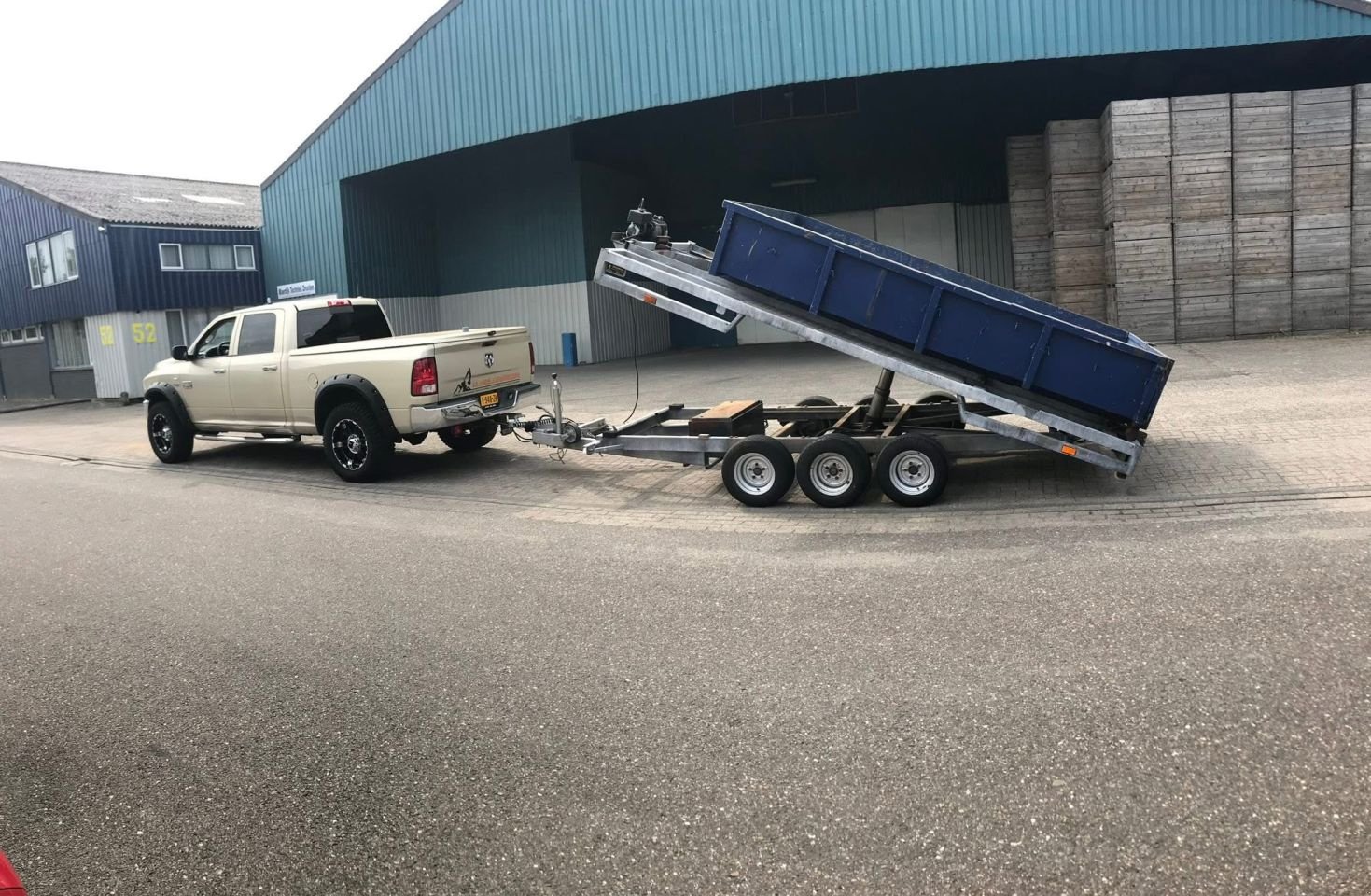 PKW-Anhänger Türe ait Sonstige Veldhuizen Twintrailer Tr 35-40, Gebrauchtmaschine içinde Dronten (resim 10)