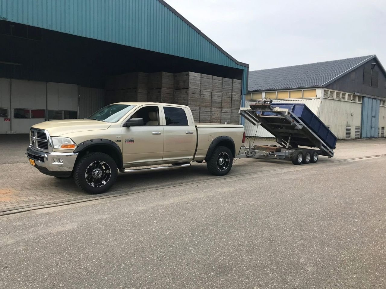 PKW-Anhänger Türe ait Sonstige Veldhuizen Twintrailer Tr 35-40, Gebrauchtmaschine içinde Dronten (resim 9)