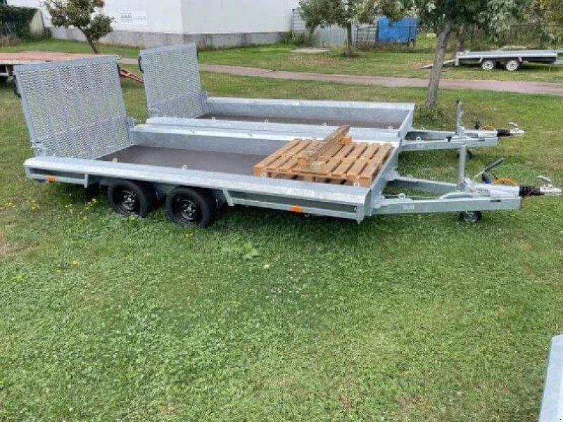PKW-Anhänger от тип Sonstige Vlemmix 400x150 machine transporter met oprijplaat nieuw! 3500kg, Neumaschine в Kwintsheul (Снимка 1)