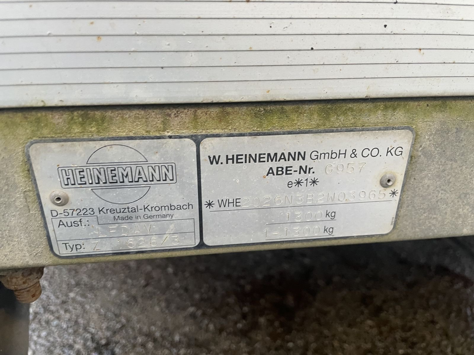 PKW-Anhänger Türe ait Sonstige Z1626/3, Gebrauchtmaschine içinde Adnet (resim 3)