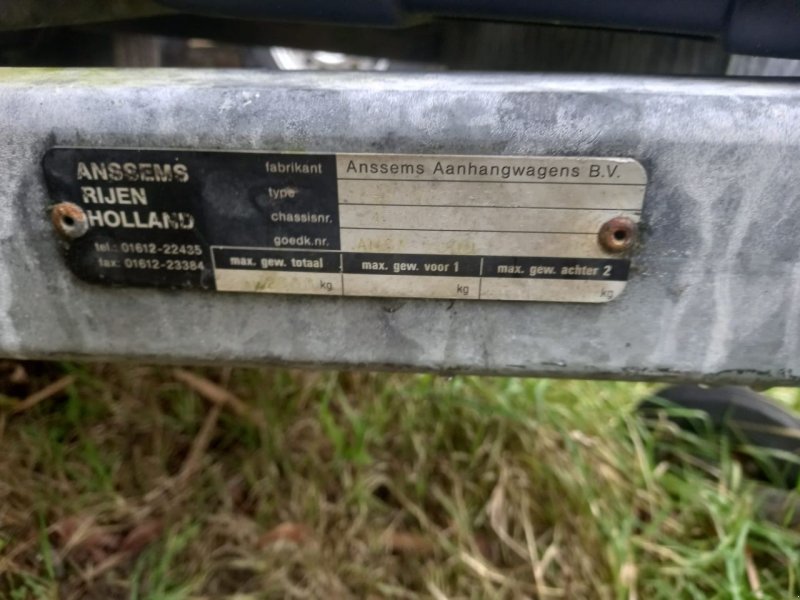 PKW-Anhänger des Typs Sonstige Zie plaatje Tendemasser, Gebrauchtmaschine in Wijnaldum (Bild 1)