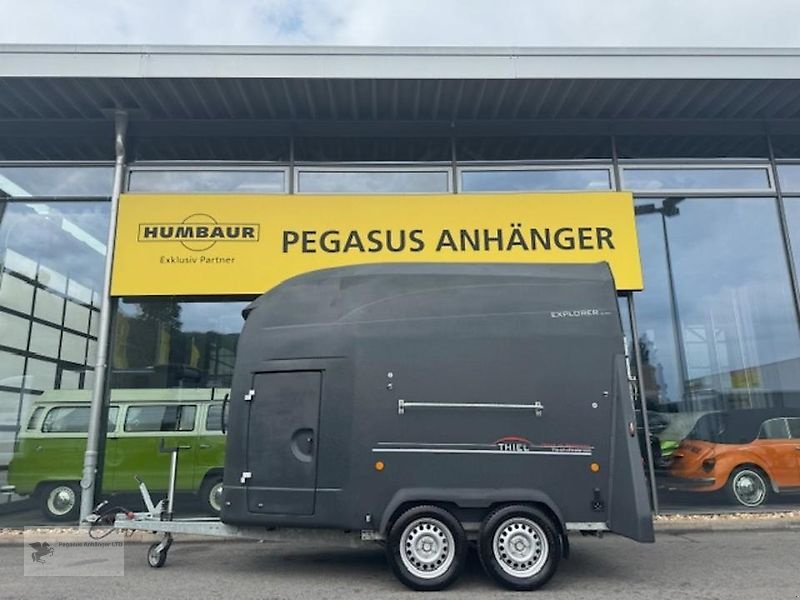 PKW-Anhänger tipa Thiel Explorer 2-Pferdeanhänger Vollpoly Aluboden 2,4t, Gebrauchtmaschine u Gevelsberg (Slika 1)