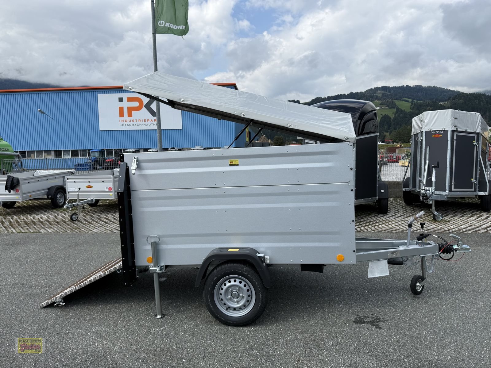 PKW-Anhänger Türe ait TPV KT EB2/3 Plus Kleinviehanhänger, Neumaschine içinde Kötschach (resim 3)