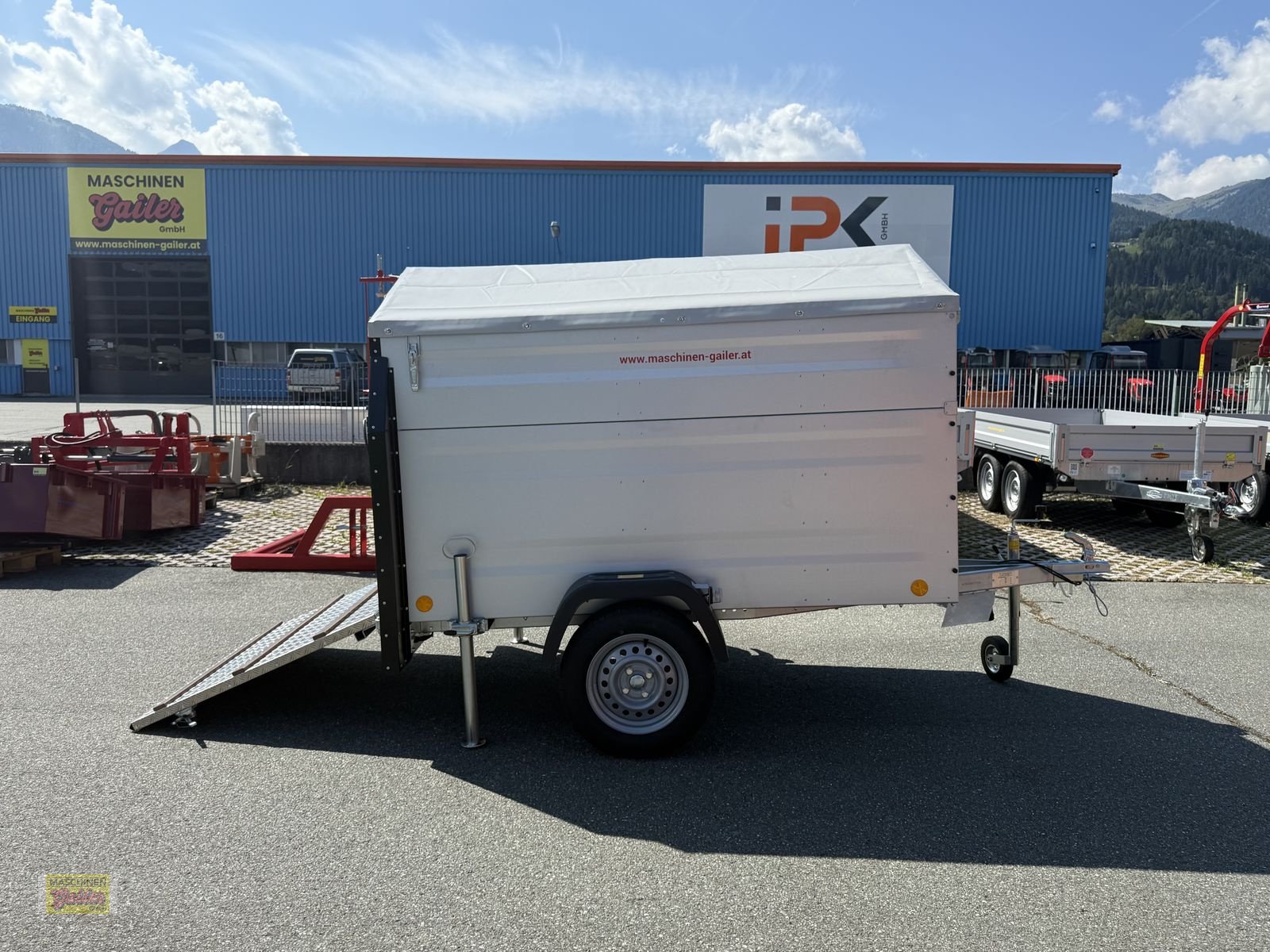 PKW-Anhänger Türe ait TPV KT Eu2/3 Plus Kleinviehanhänger, 750 kg, Neumaschine içinde Kötschach (resim 7)