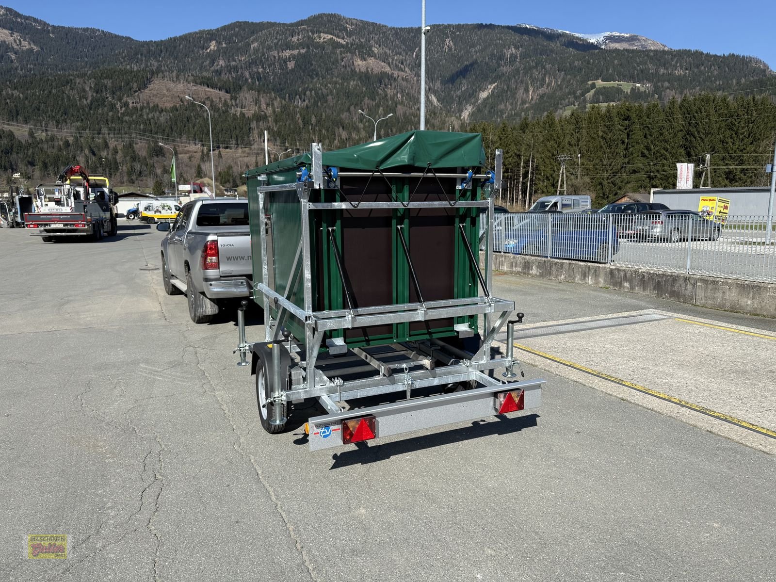 PKW-Anhänger Türe ait TPV Mobile Jagdkanzel, Neumaschine içinde Kötschach (resim 8)