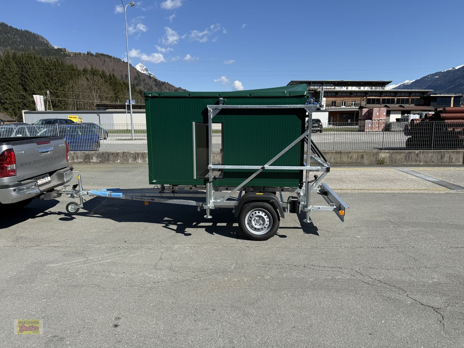 PKW-Anhänger Türe ait TPV Mobile Jagdkanzel, Neumaschine içinde Kötschach (resim 9)