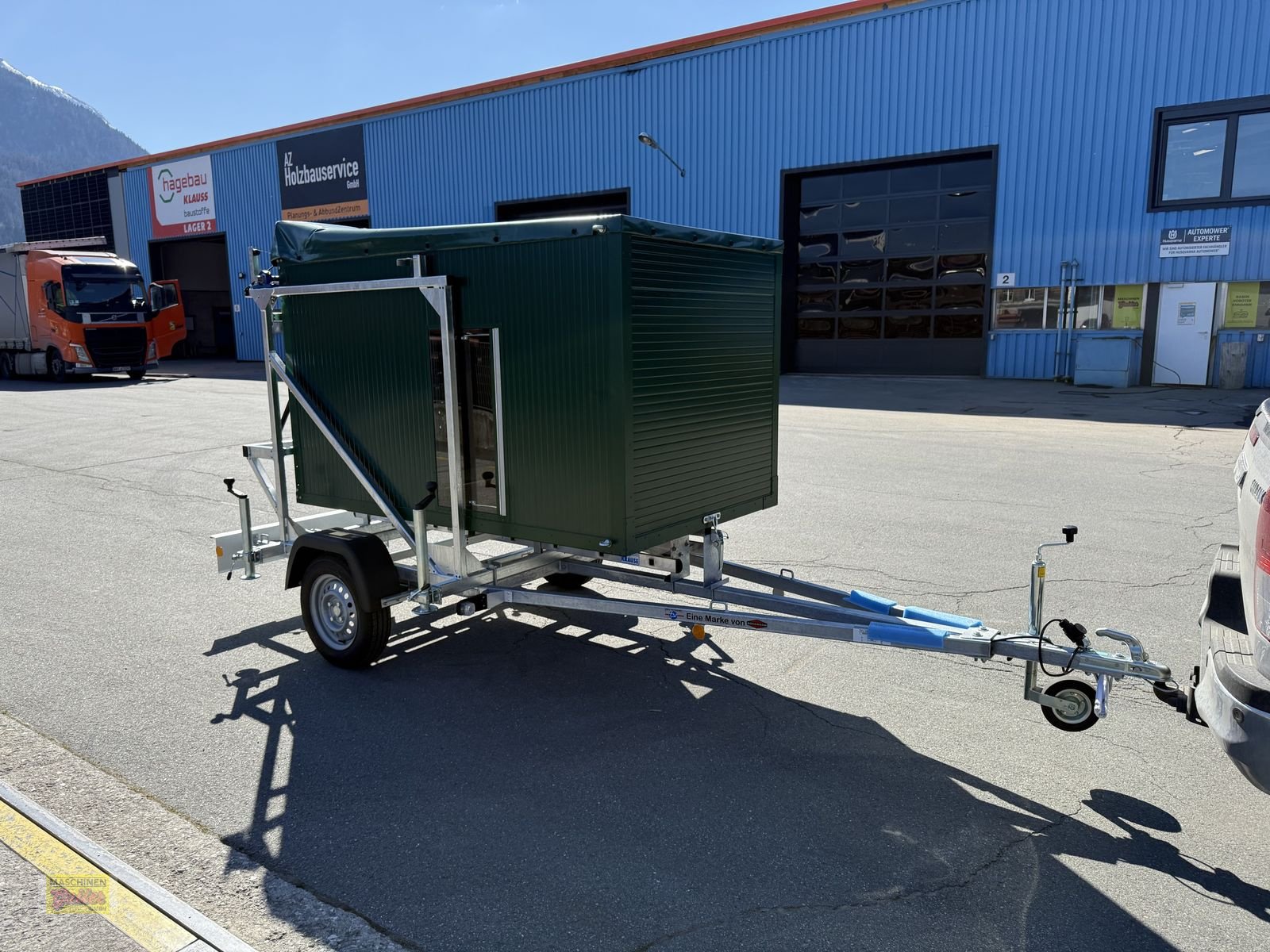 PKW-Anhänger Türe ait TPV Mobile Jagdkanzel, Neumaschine içinde Kötschach (resim 5)