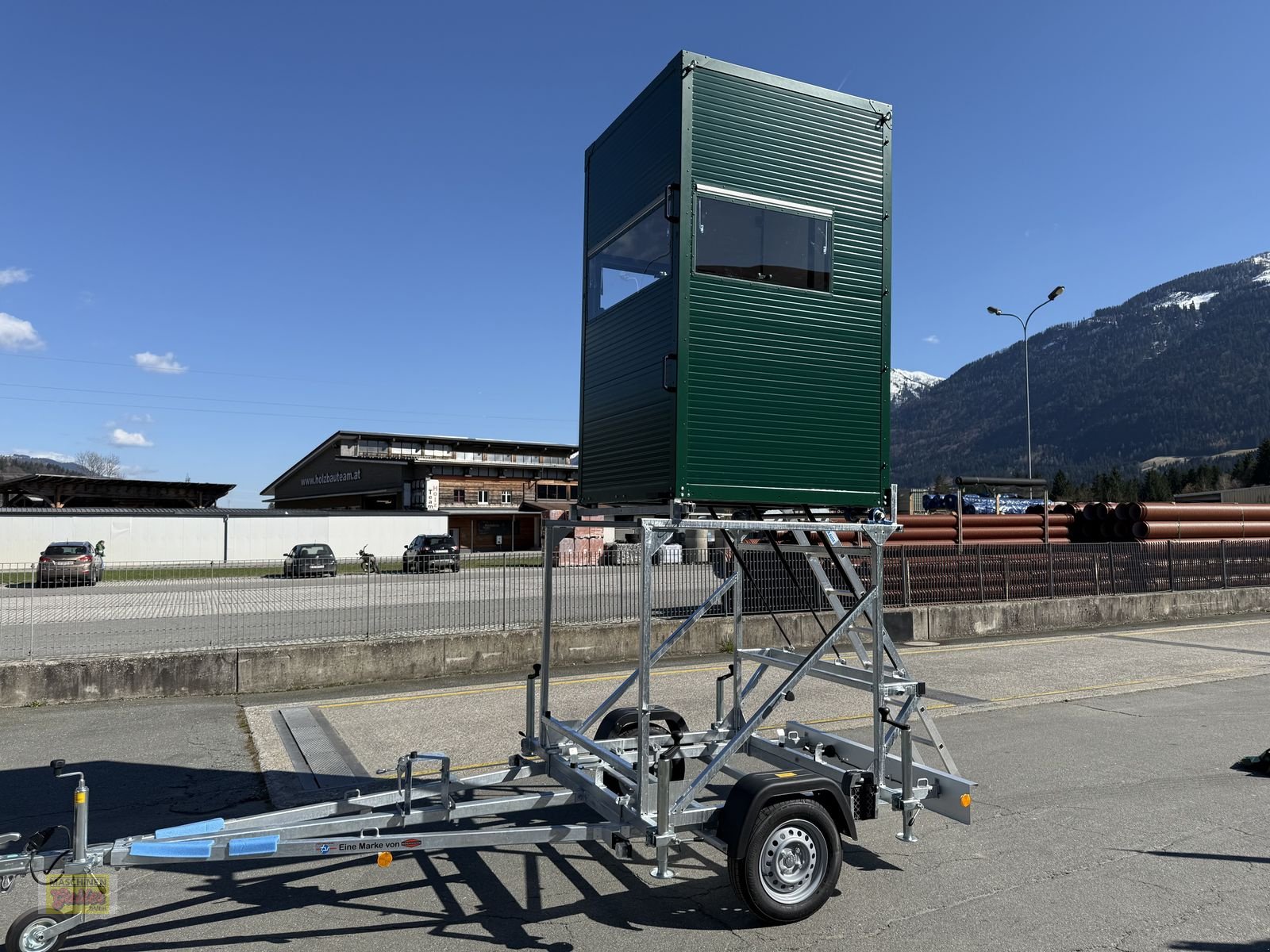 PKW-Anhänger Türe ait TPV Mobile Jagdkanzel, Neumaschine içinde Kötschach (resim 3)