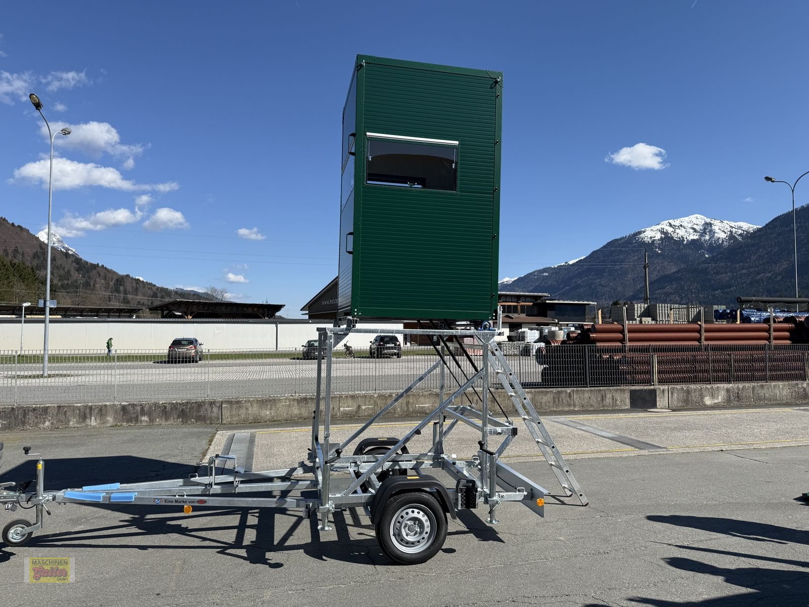 PKW-Anhänger Türe ait TPV Mobile Jagdkanzel, Neumaschine içinde Kötschach (resim 4)