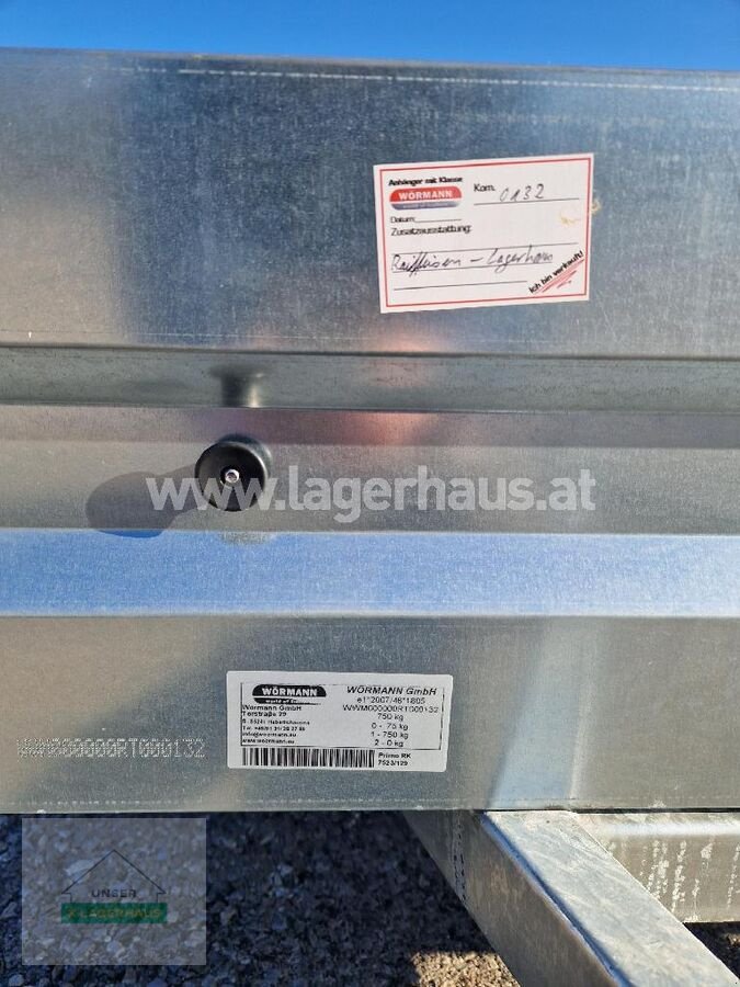 PKW-Anhänger typu Wörmann PRIMO 7523/129 RK, Neumaschine v Guntramsdorf (Obrázek 5)