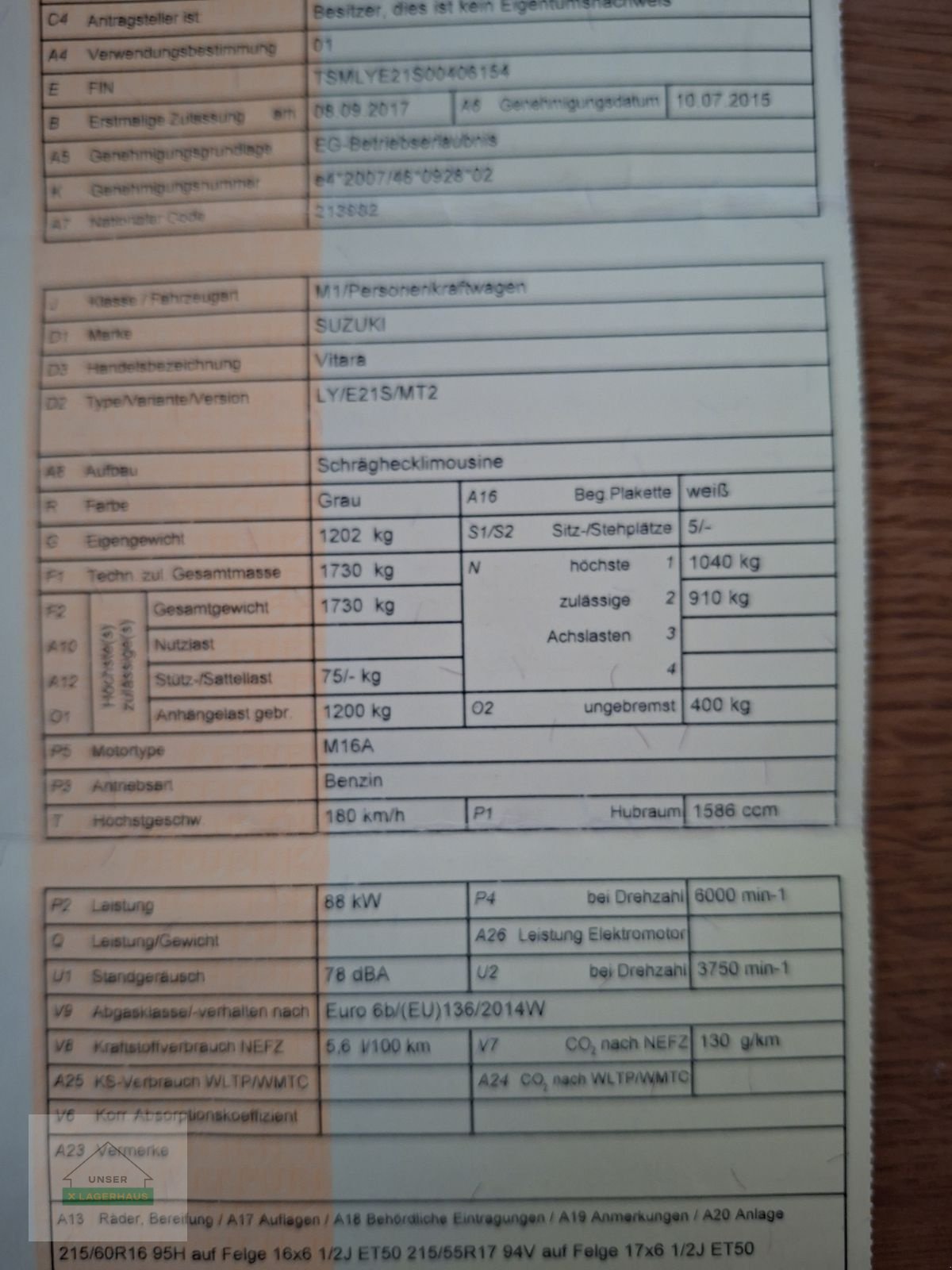 PKW/LKW of the type Suzuki Vitara 1,7, Gebrauchtmaschine in Ehrenhausen (Picture 12)