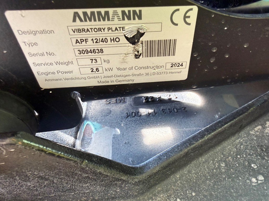 Planierraupe Türe ait Ammann APF 12/40, Neumaschine içinde Regensdorf (resim 3)