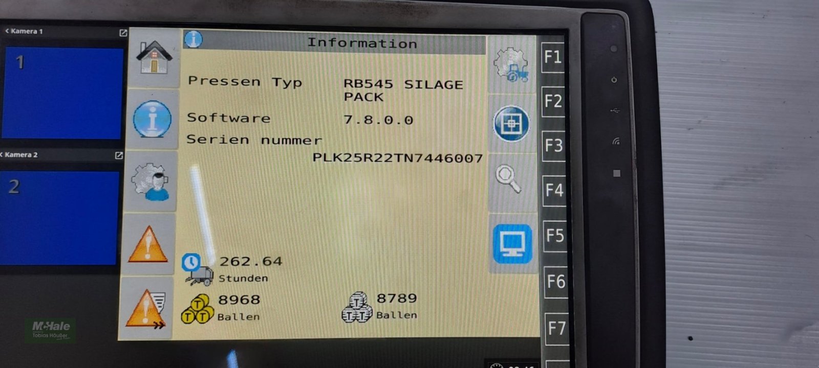 Press-/Wickelkombination van het type Case RB 545 Silage Pack, Gebrauchtmaschine in Borgholzhausen (Foto 24)