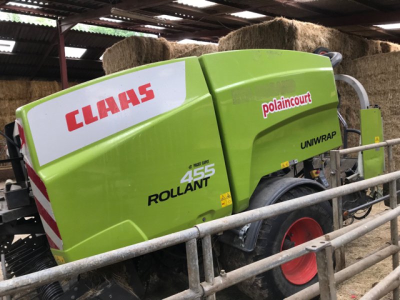 Press-/Wickelkombination des Typs CLAAS ROLLAND 455 UNIWRAP, Gebrauchtmaschine in PUSEY (Bild 2)