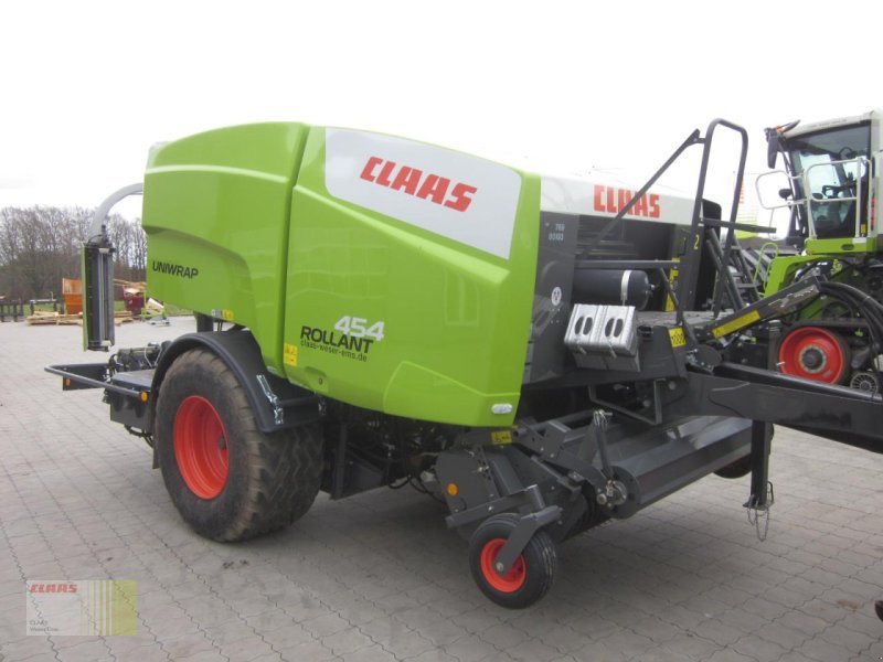 Press-/Wickelkombination del tipo CLAAS ROLLANT 454 RC PRO UNIWRAP, Pressen-Wickler-Kombination, nur 7.372 Ballen !, Gebrauchtmaschine In Westerstede (Immagine 9)