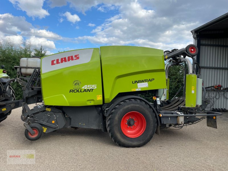 Press-/Wickelkombination du type CLAAS Rollant 455RC Uniwrap, Gebrauchtmaschine en Groß Germersleben
