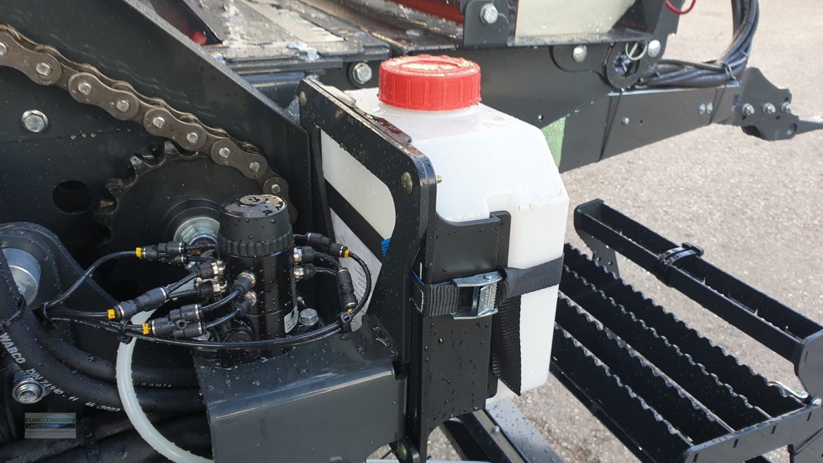 Press-/Wickelkombination del tipo Deutz-Fahr FixMaster BP 335 OC 23 -mit Folien- und Netzbindung-, Neumaschine In Diessen (Immagine 14)