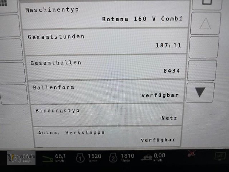 Press-/Wickelkombination типа Fendt Rotana 160V Combi, Vorführmaschine в Colmar-Berg (Фотография 15)