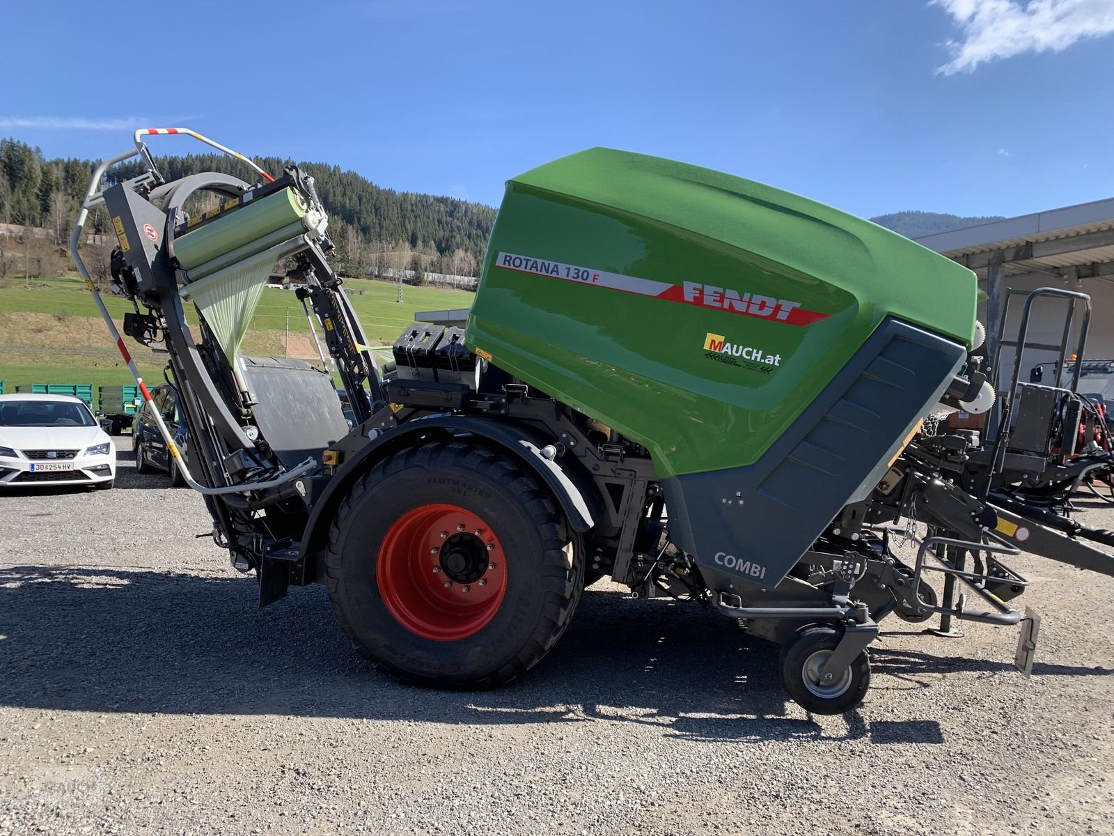 Press-/Wickelkombination del tipo Fendt Rundballenpresse Rotana 130F Combi, Gebrauchtmaschine In Eben (Immagine 5)