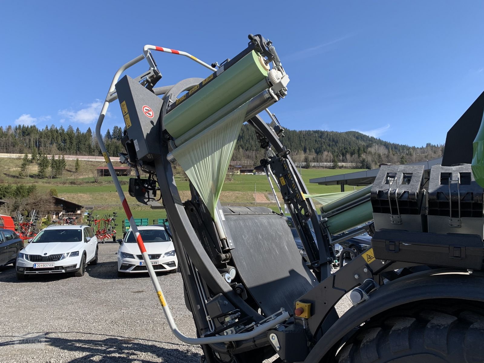 Press-/Wickelkombination del tipo Fendt Rundballenpresse Rotana 130F Combi, Gebrauchtmaschine In Eben (Immagine 7)