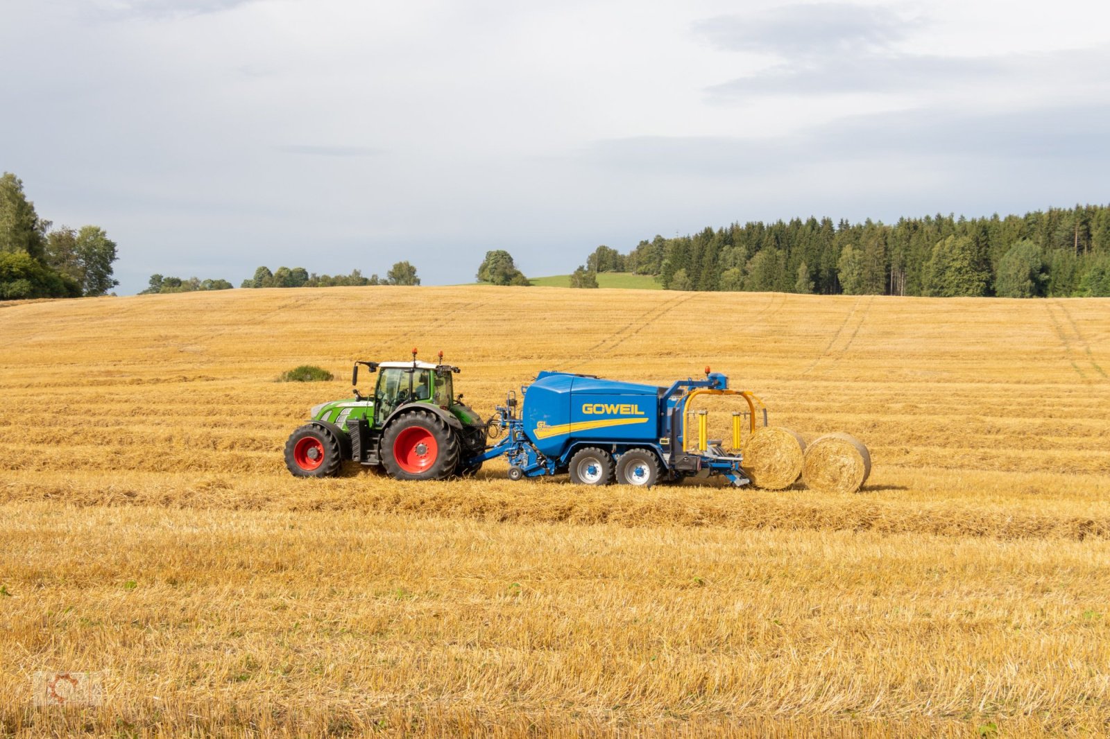 Press-/Wickelkombination des Typs Göweil G-1 F125 Kombi Runballenpresse Wickelkombination 1,25m Rundballen, Neumaschine in Tiefenbach (Bild 11)