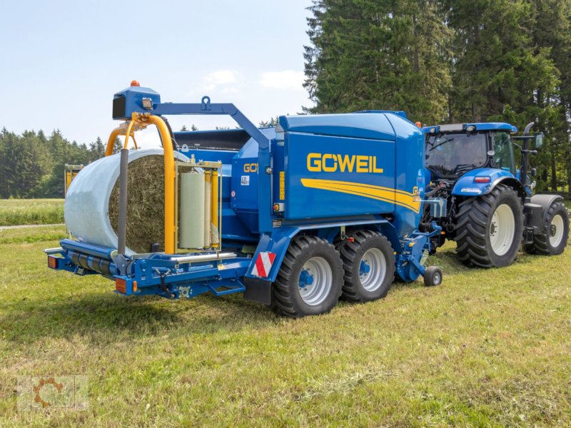 Press-/Wickelkombination des Typs Göweil G-1 F125 Kombi Runballenpresse Wickelkombination 1,25m Rundballen, Neumaschine in Tiefenbach (Bild 1)