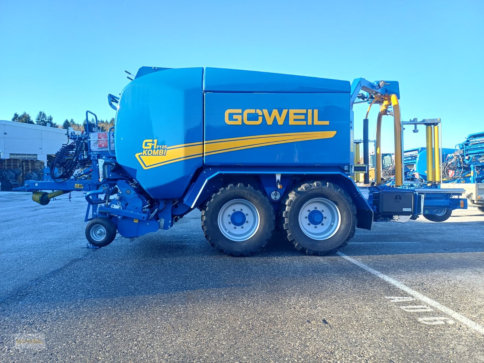 Press-/Wickelkombination tip Göweil G-1 F125 Kombi, Gebrauchtmaschine in Kirchschlag (Poză 7)