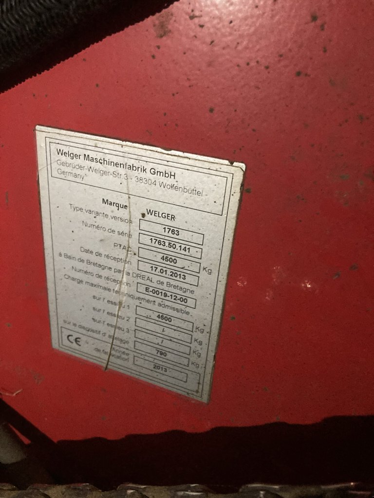 Press-/Wickelkombination от тип Göweil LELY RP 545 Châssis GOWEIL, Gebrauchtmaschine в BOISMONT (Снимка 5)